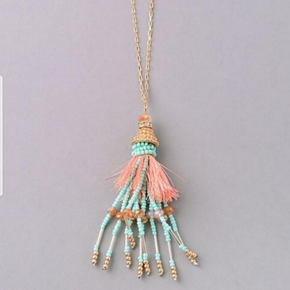 Jewelry - Beaded Tassel Necklace